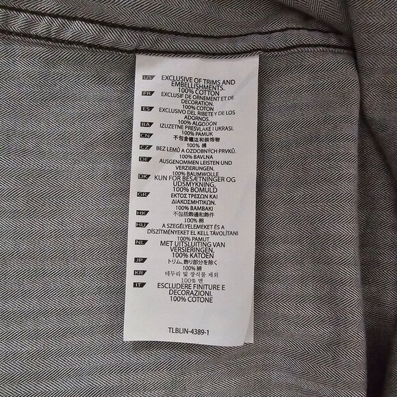 5.11 Tactical Men's Gray Striped Dual Chest Pockets Long Sleeve Shirt Size Small - Picture 16 of 16